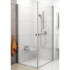 Chrome - Cabina dus patrata 100 Crom/Transparent
